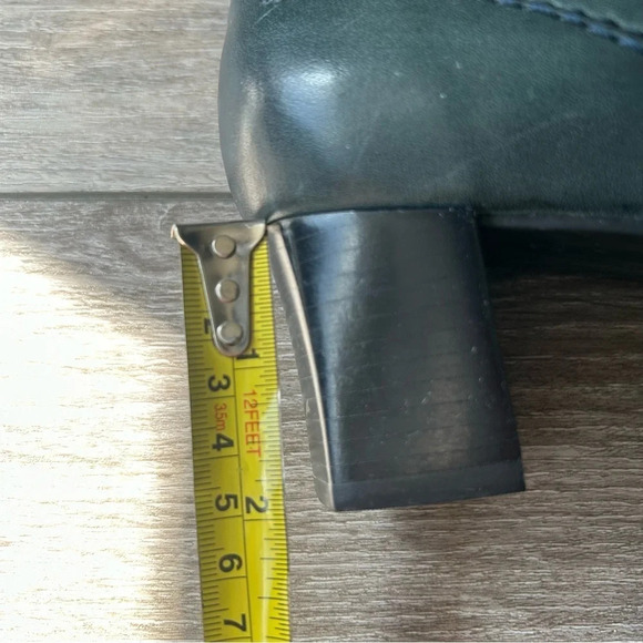 Naturalizer Sharon Green Soft Smooth Leather Slip On Loafer Heels - Picture 16 of 16